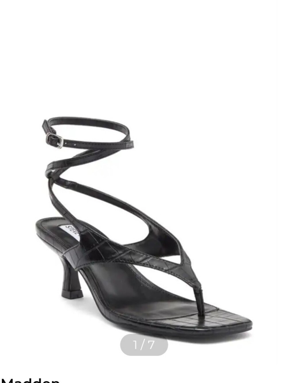 Steve Madden Rayger Ankle Strap Heeled Sandal Size 10M NWT